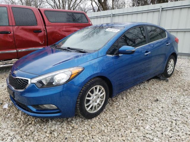 KIA FORTE EX 2014 with VIN KNAFZ4A89E5050687 - Photo from auction