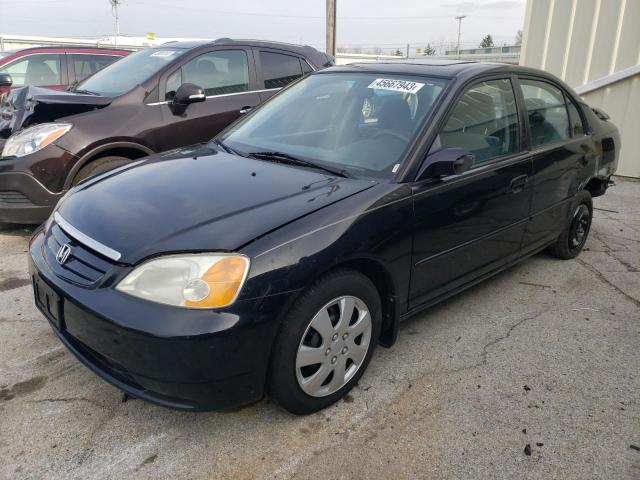 HONDA CIVIC EX 2003 with VIN 1HGES26723L019377 - Photo from auction