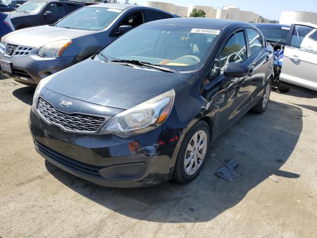 KIA RIO LX 2013 with VIN KNADM4A35D6309386 - Photo from auction