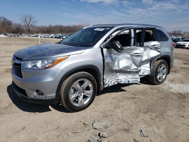 TOYOTA HIGHLANDER 2016 with VIN 5TDDKRFH1GS296831 - Photo from auction