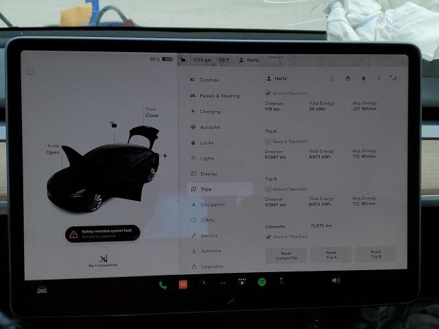 Photo 9 from auction – 2022 TESLA MODEL 3 with VIN 5YJ3E1EB3NF187466