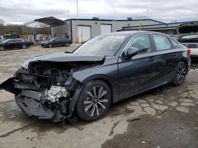 HONDA CIVIC EX 2022 with VIN 2HGFE1F74NH318892 - Photo from auction