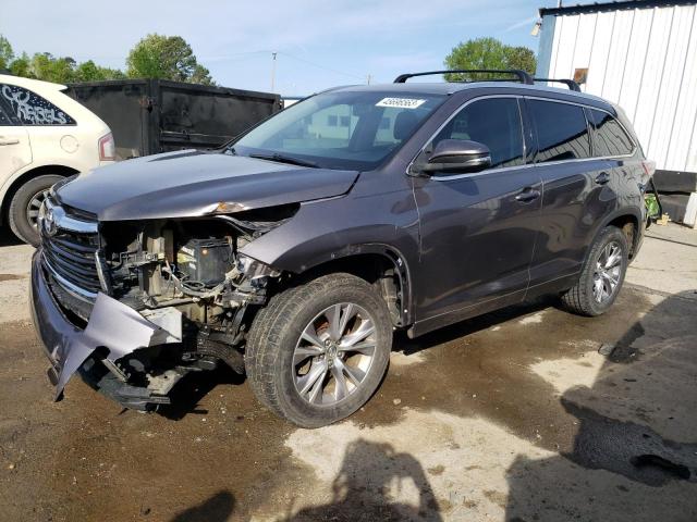 TOYOTA HIGHLANDER 2015 with VIN 5TDKKRFH4FS119552 - Photo from auction
