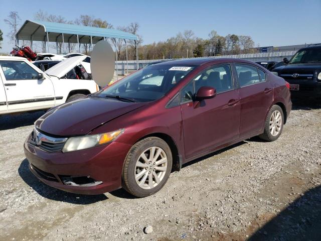 HONDA CIVIC EX 2012 with VIN 19XFB2F86CE080896 - Photo from auction