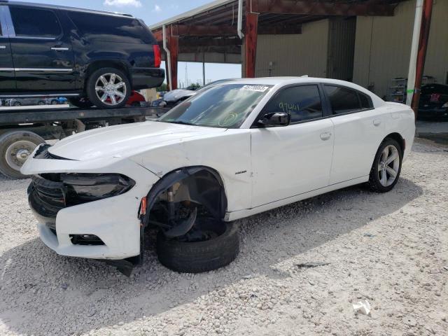 DODGE CHARGER R/ 2018 with VIN 2C3CDXCT5JH166791 - Photo from auction