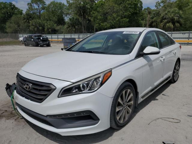 Photo 1 from auction – 2015 HYUNDAI SONATA SPO with VIN 5NPE34AF5FH136384