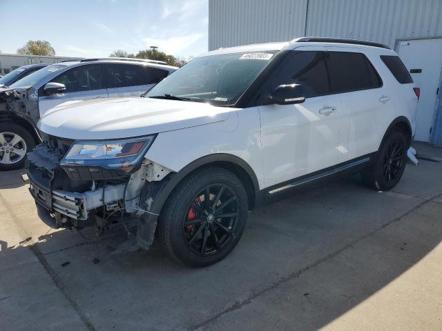 FORD EXPLORER X 2018 with VIN 1FM5K8D81JGB91186 - Photo from auction