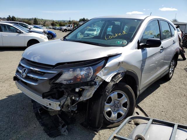 HONDA CR-V LX 2014 with VIN 2HKRM4H33EH653594 - Photo from auction
