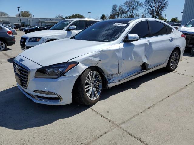GENESIS G80 BASE 2018 with VIN KMHGN4JE7JU231291 - Photo from auction