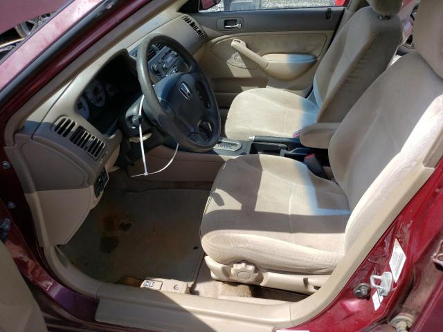 Photo 7 from auction – 2002 HONDA CIVIC EX with VIN 2HGES26702H578924