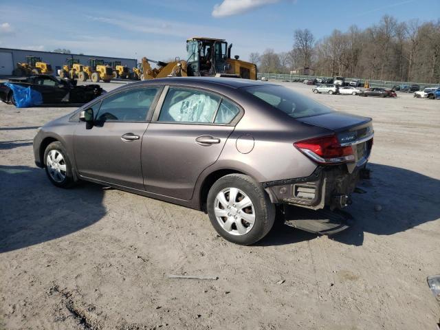 Photo 2 from auction – 2013 HONDA CIVIC LX with VIN 19XFB2F56DE042995