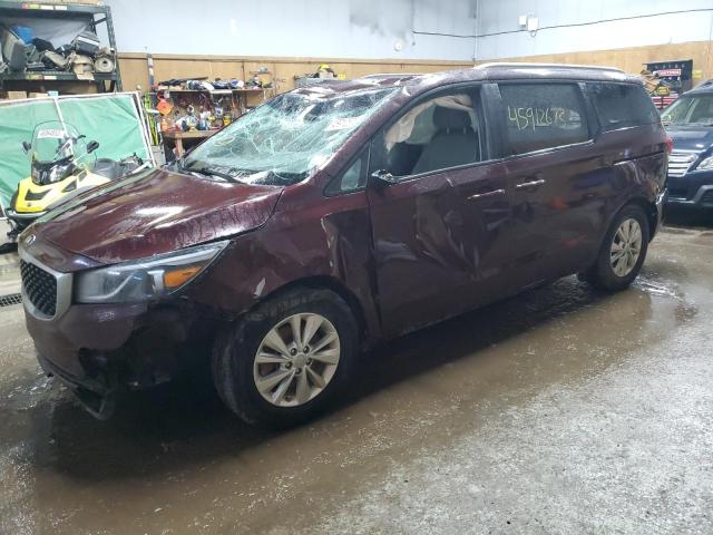 KIA SEDONA LX 2016 with VIN KNDMB5C13G6161155 - Photo from auction
