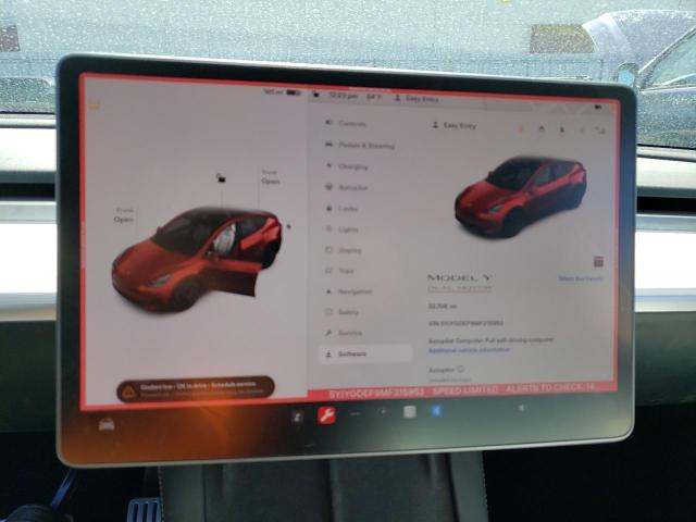 Photo 9 from auction – 2021 TESLA MODEL Y with VIN 5YJYGDEF9MF215953