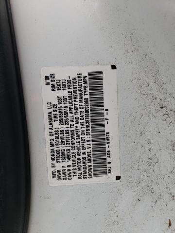 Photo 14 from auction – 2008 HONDA ODYSSEY EX with VIN 5FNRL38788B092960