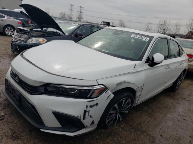 HONDA CIVIC EX 2022 with VIN 2HGFE1F78NH323920 - Photo from auction