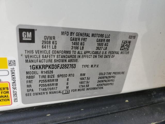 Photo 14 from auction – 2015 GMC ACADIA SLE with VIN 1GKKRPKD3FJ282763