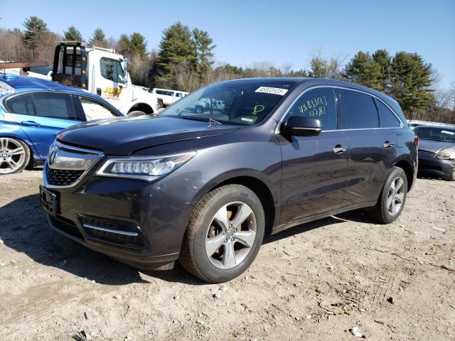 ACURA MDX 2015 with VIN 5FRYD4H25FB014666 - Photo from auction