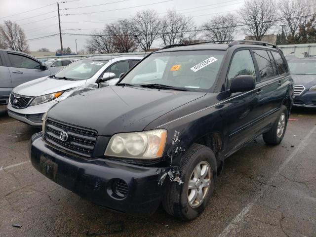 TOYOTA HIGHLANDER 2002 with VIN JTEHF21A620088913 - Photo from auction