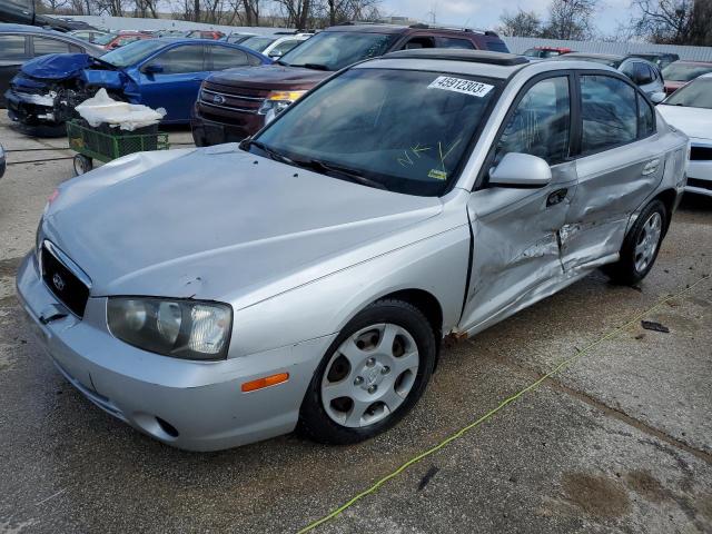 HYUNDAI ELANTRA GL 2002 with VIN KMHDN45D22U433963 - Photo from auction