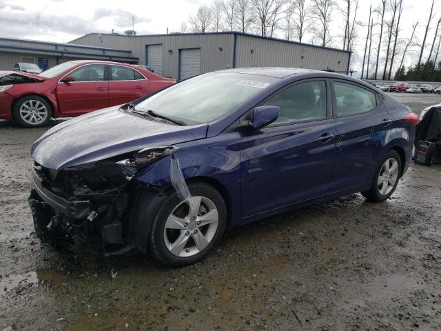 HYUNDAI ELANTRA GL 2012 with VIN 5NPDH4AE9CH110418 - Photo from auction