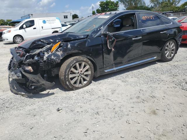 HYUNDAI SONATA SPO 2017 with VIN 5NPE34AF9HH584243 - Photo from auction