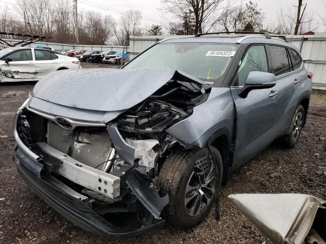 TOYOTA HIGHLANDER 2021 with VIN 5TDHZRBH5MS154545 - Photo from auction