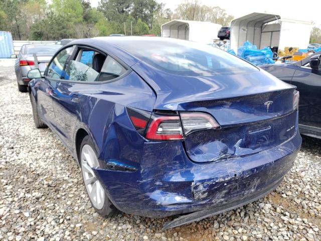 Photo 2 from auction – 2022 TESLA MODEL 3 with VIN 5YJ3E1EB6NF186098