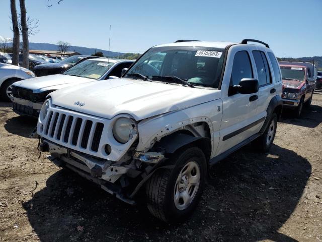 JEEP LIBERTY SP 2007 with VIN 1J4GL48K67W696528 - Photo from auction