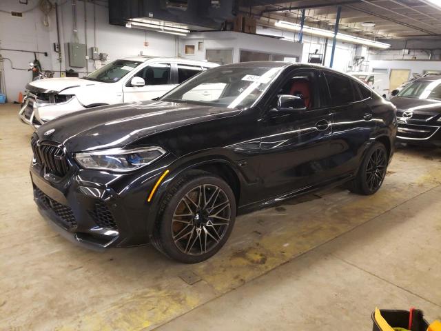BMW X6 M 2021 with VIN 5YMCY0C01M9F41152 - Photo from auction