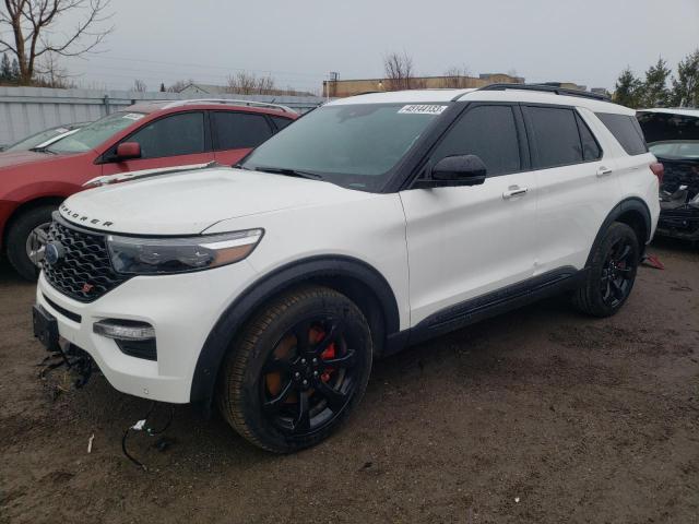 FORD EXPLORER S 2022 with VIN 1FM5K8GCXNGA66290 - Photo from auction
