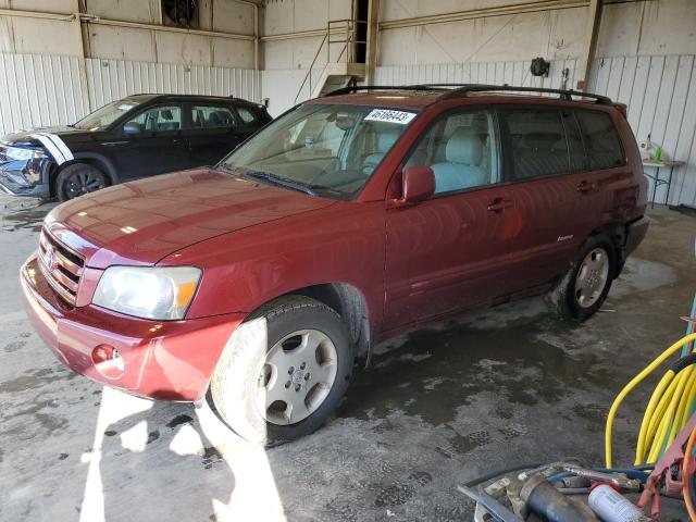 TOYOTA HIGHLANDER 2006 with VIN JTEDP21A060115542 - Photo from auction