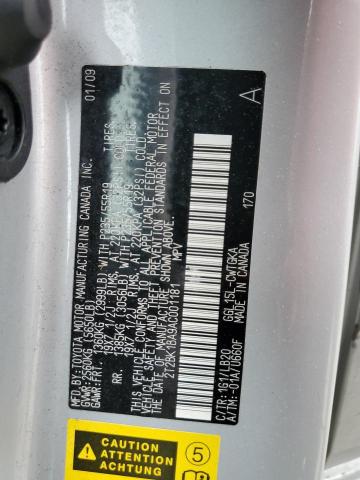 Photo 14 from auction – 2010 LEXUS RX 350 with VIN 2T2BK1BA9AC001181