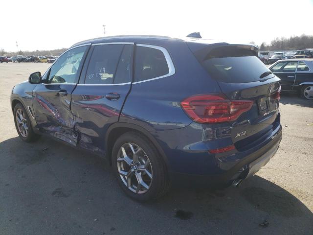 Photo 2 from auction – 2020 BMW X3 XDRIVE3 with VIN 5UXTY5C04L9B28354