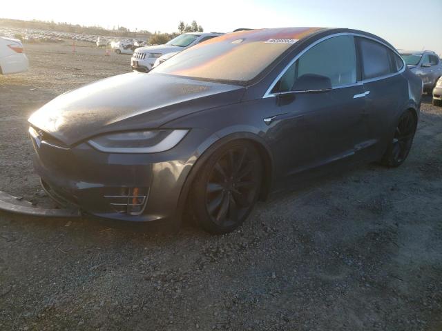 TESLA MODEL X 2017 with VIN 5YJXCBE21HF041553 - Photo from auction