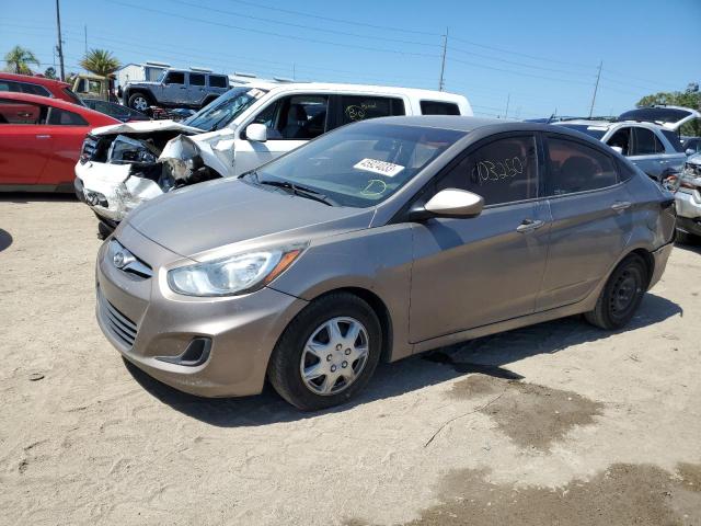 HYUNDAI ACCENT GLS 2014 with VIN KMHCT4AEXEU727258 - Photo from auction