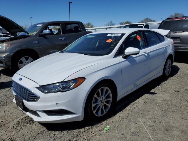 FORD FUSION SE 2017 with VIN 3FA6P0H73HR201593 - Photo from auction