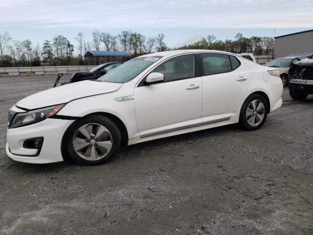 KIA OPTIMA HYB 2015 with VIN KNAGN4AD8F5091696 - Photo from auction