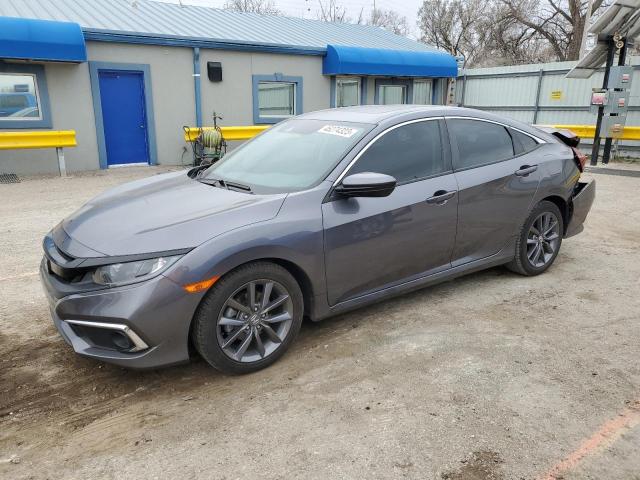 HONDA CIVIC EX 2019 with VIN 19XFC1F37KE009183 - Photo from auction