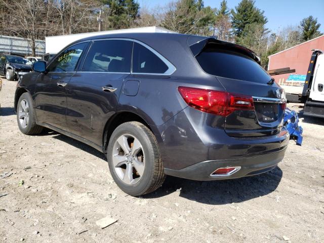 Photo 2 from auction – 2015 ACURA MDX with VIN 5FRYD4H25FB014666