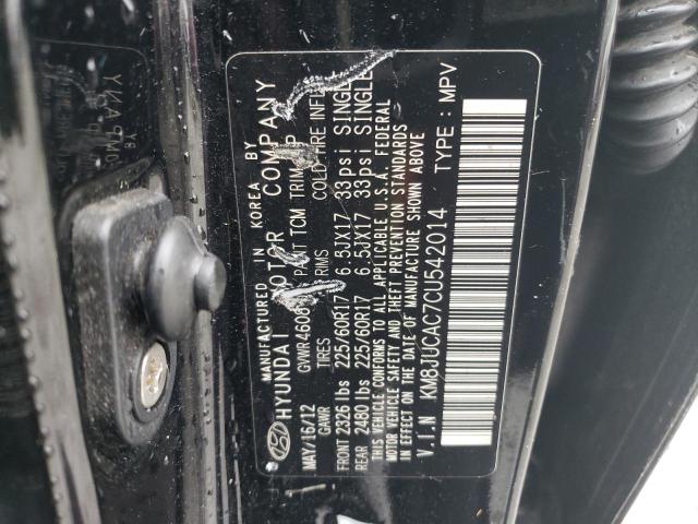 Photo 14 from auction – 2012 HYUNDAI TUCSON GLS with VIN KM8JUCAC7CU542014