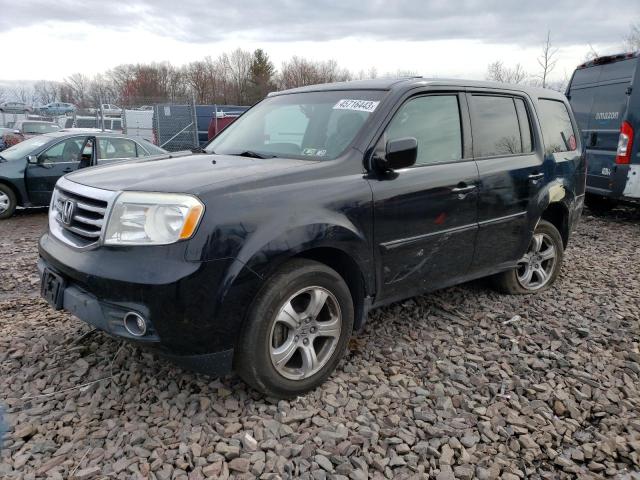 HONDA PILOT EXL 2012 with VIN 5FNYF4H62CB022637 - Photo from auction