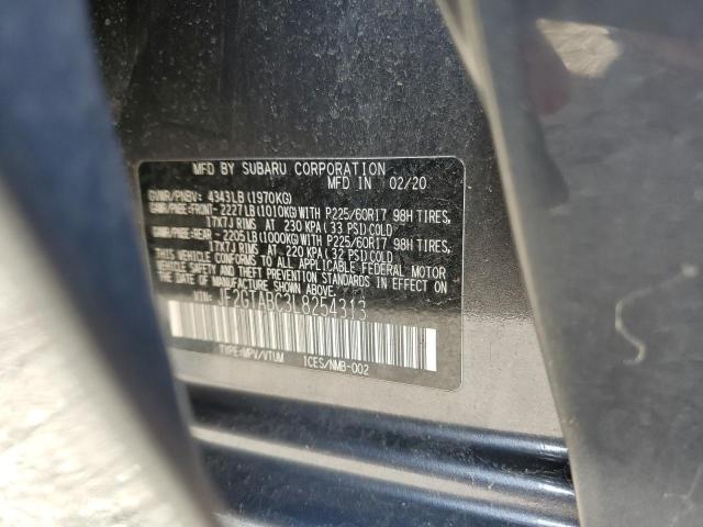 Photo 14 from auction – 2020 SUBARU CROSSTREK with VIN JF2GTABC3L8254313
