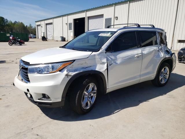 TOYOTA HIGHLANDER 2016 with VIN 5TDYKRFH2GS142517 - Photo from auction