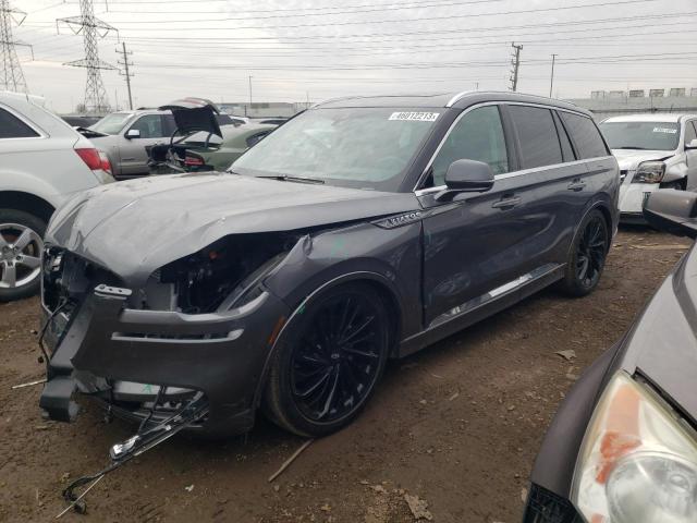 LINCOLN AVIATOR RE 2021 with VIN 5LM5J7XC0MGL03622 - Photo from auction