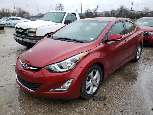 HYUNDAI ELANTRA SE 2016 with VIN 5NPDH4AEXGH747727 - Photo from auction