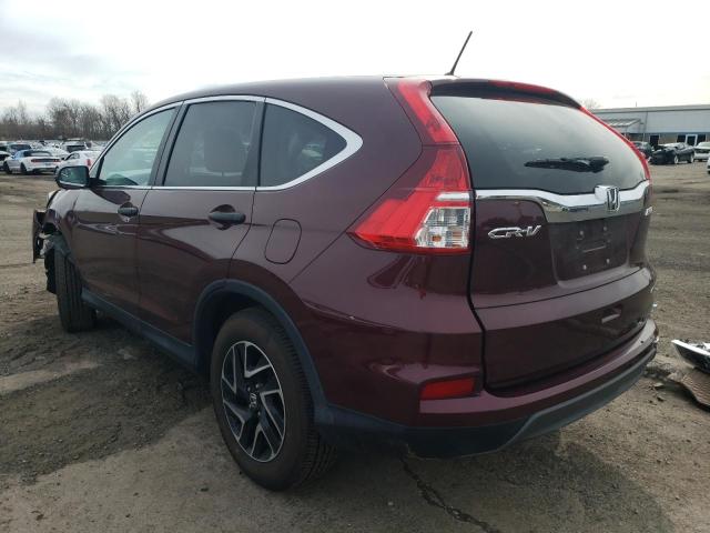 Photo 2 from auction – 2016 HONDA CR-V SE with VIN 2HKRM4H40GH660336