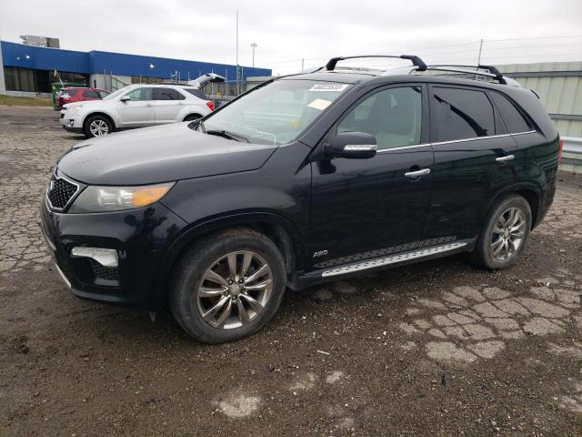 KIA SORENTO SX 2013 with VIN 5XYKWDA2XDG340366 - Photo from auction