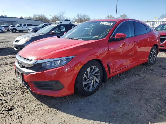 HONDA CIVIC EX 2018 with VIN 2HGFC2F76JH539853 - Photo from auction