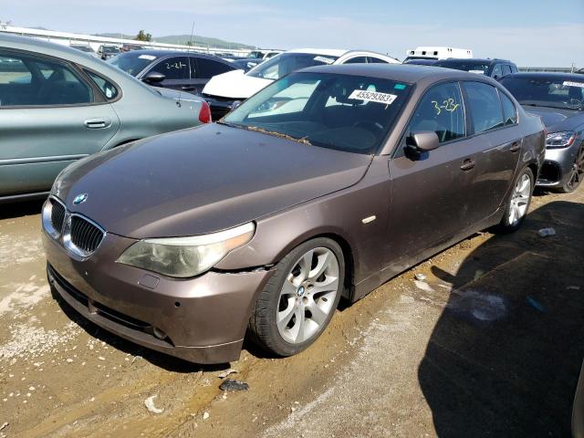 BMW 545 I 2004 with VIN WBANB33554B107450 - Photo from auction
