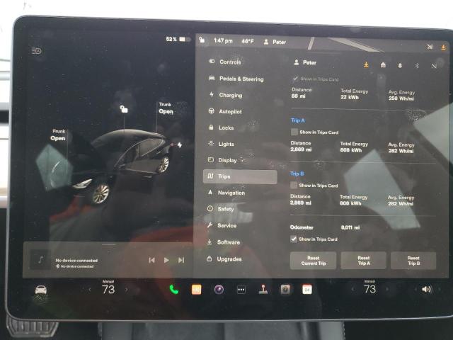 Photo 9 from auction – 2022 TESLA MODEL 3 with VIN 5YJ3E1EA7NF371218